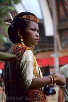 traditionelle Tracht der / traditional costume of the Toraja